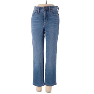 Madewell Stovepipe Blue Jeans